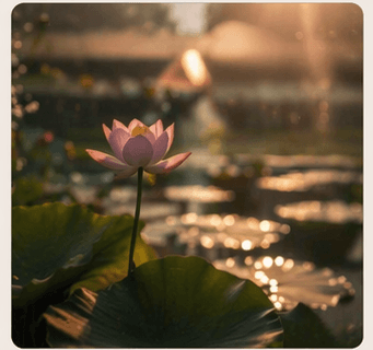 Khoảng lặng chiều quê với ánh sáng dịu