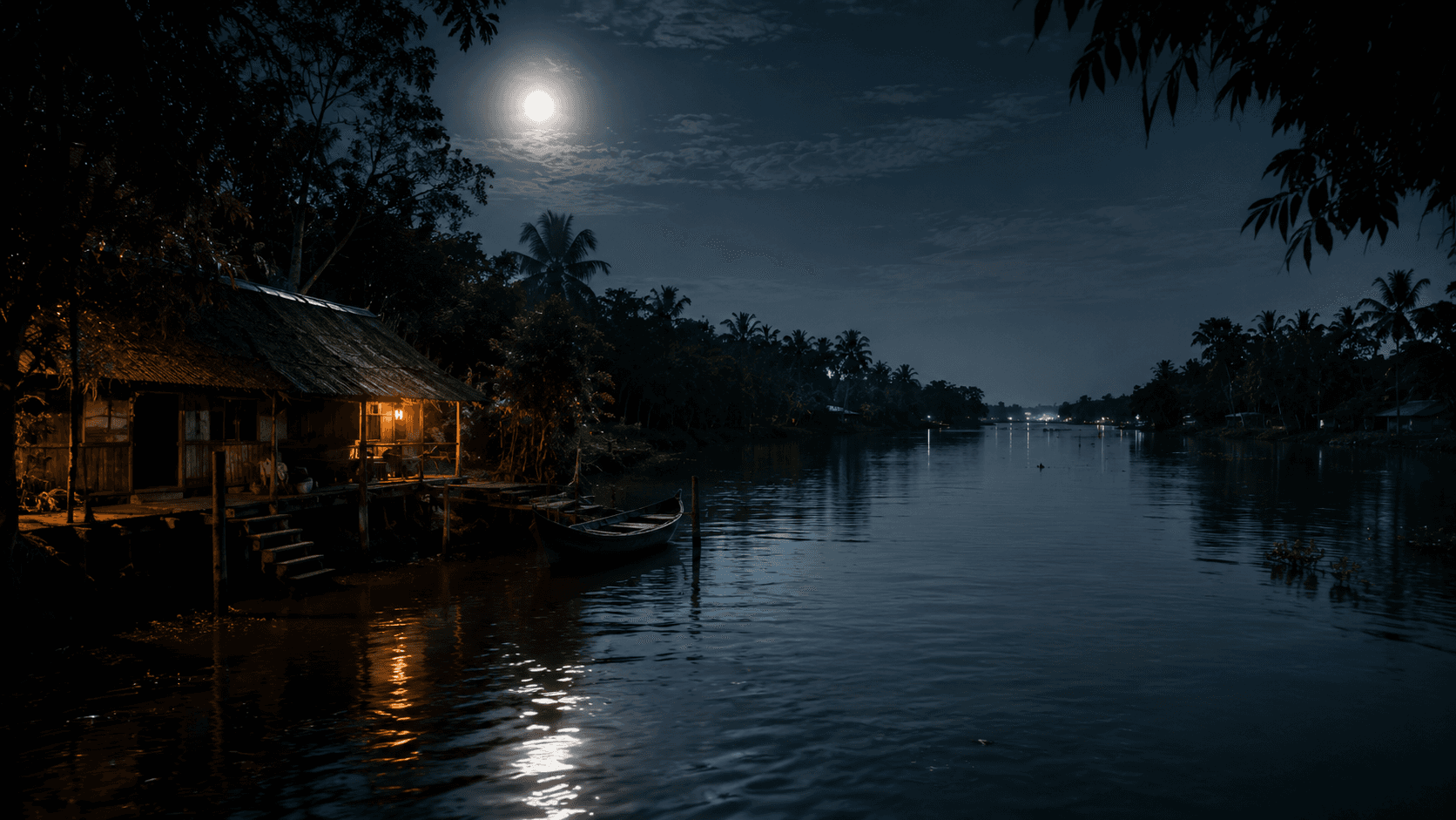 Đêm nghe tiếng nước chảy